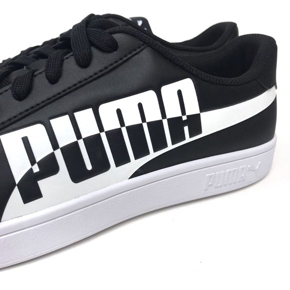 NWOB PUMA Black and White Smash v2 Max Sneakers Black and White Men’s Size 11.5 - Picture 5 of 13